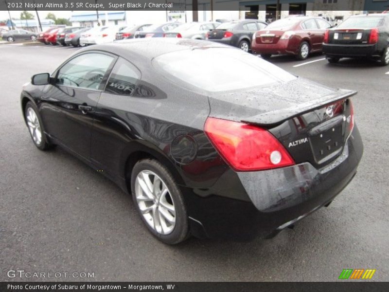 Super Black / Charcoal 2012 Nissan Altima 3.5 SR Coupe