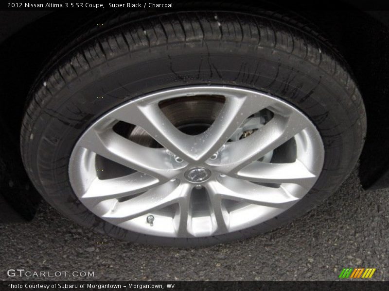 Super Black / Charcoal 2012 Nissan Altima 3.5 SR Coupe
