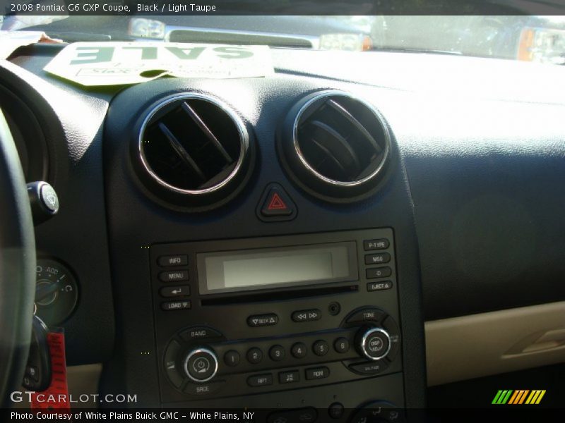 Black / Light Taupe 2008 Pontiac G6 GXP Coupe