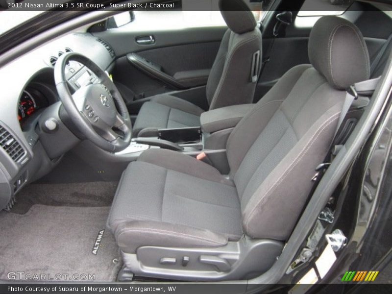  2012 Altima 3.5 SR Coupe Charcoal Interior