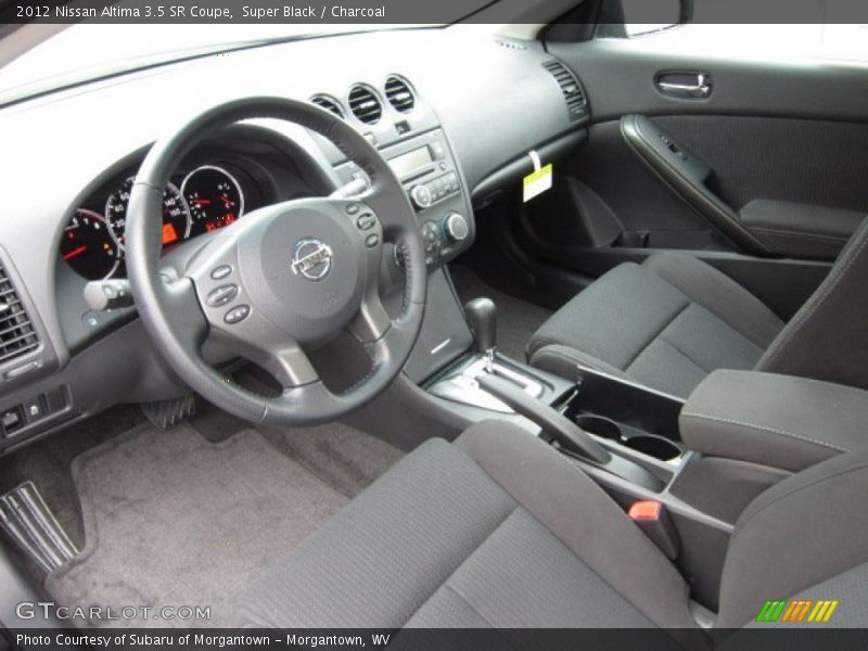 2012 Altima 3.5 SR Coupe Charcoal Interior