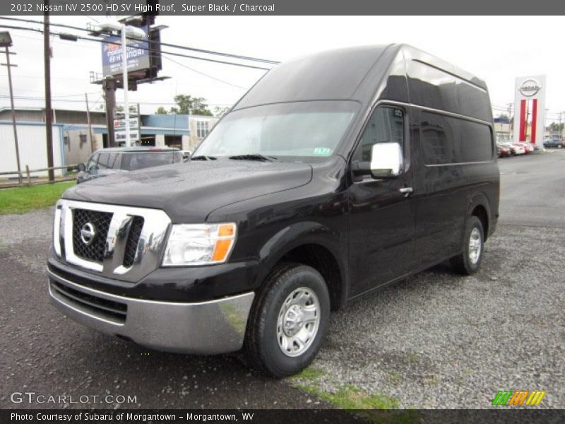 Super Black / Charcoal 2012 Nissan NV 2500 HD SV High Roof