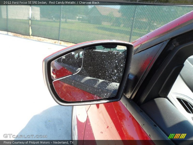 Red Candy Metallic / Charcoal Black 2012 Ford Focus SE SFE Sedan