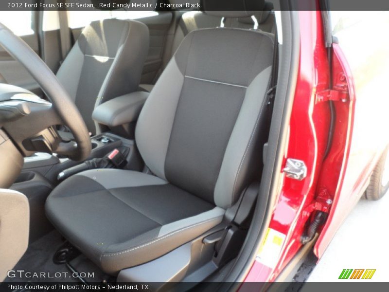  2012 Focus SE SFE Sedan Charcoal Black Interior