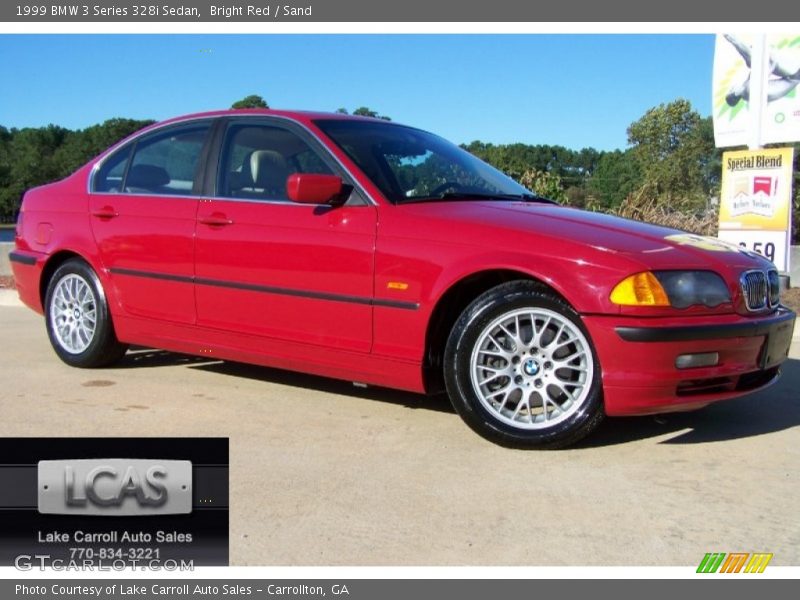 Bright Red / Sand 1999 BMW 3 Series 328i Sedan