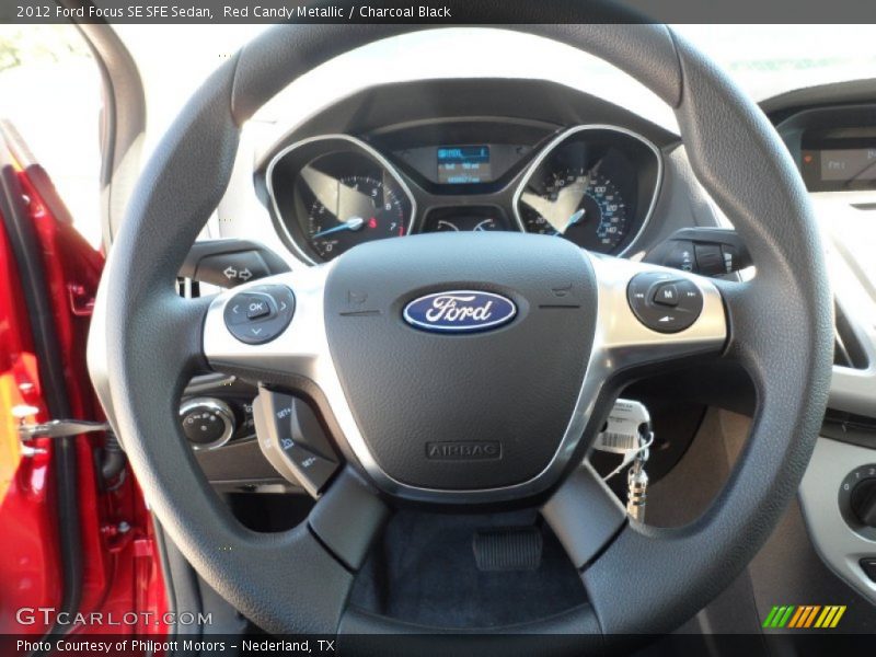  2012 Focus SE SFE Sedan Steering Wheel