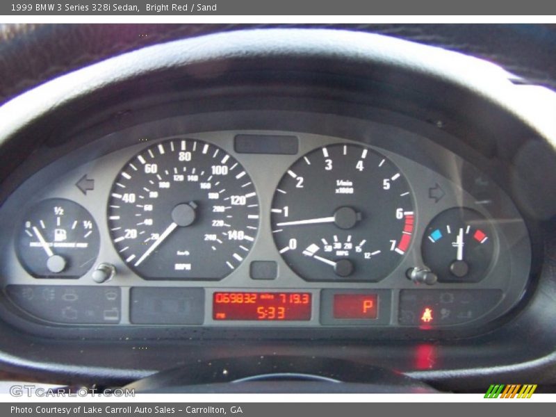  1999 3 Series 328i Sedan 328i Sedan Gauges