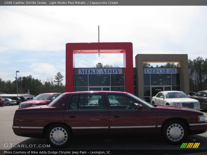 Light Medici Red Metallic / Cappuccino Cream 1998 Cadillac DeVille Sedan