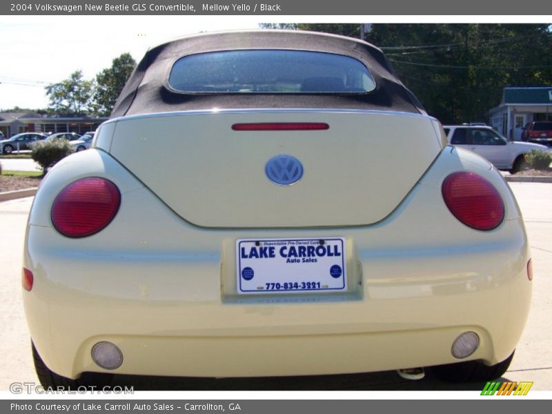 Mellow Yello / Black 2004 Volkswagen New Beetle GLS Convertible