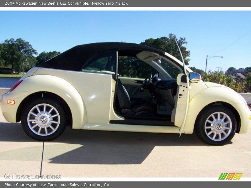 Mellow Yello / Black 2004 Volkswagen New Beetle GLS Convertible