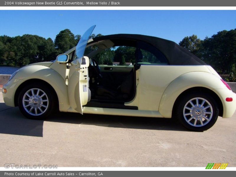 Mellow Yello / Black 2004 Volkswagen New Beetle GLS Convertible