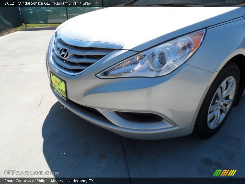 Radiant Silver / Gray 2012 Hyundai Sonata GLS