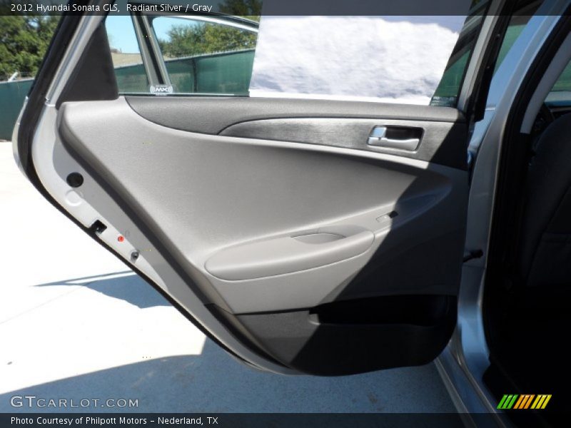 Radiant Silver / Gray 2012 Hyundai Sonata GLS
