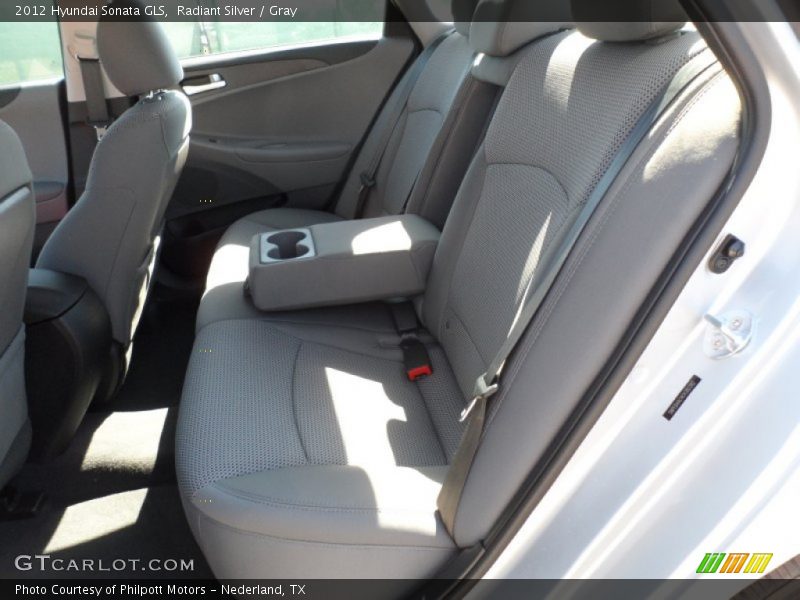 Radiant Silver / Gray 2012 Hyundai Sonata GLS