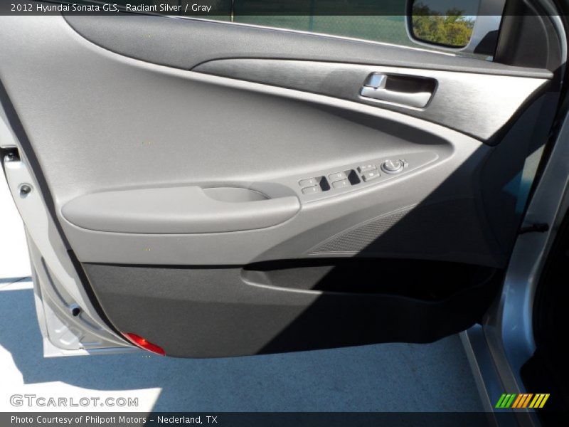 Radiant Silver / Gray 2012 Hyundai Sonata GLS