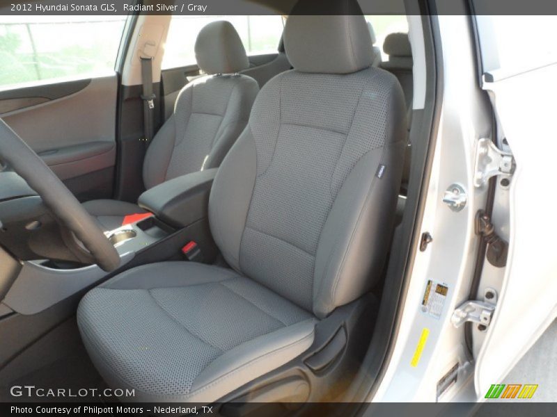 Radiant Silver / Gray 2012 Hyundai Sonata GLS