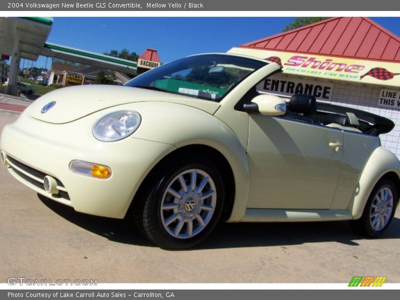 Mellow Yello / Black 2004 Volkswagen New Beetle GLS Convertible