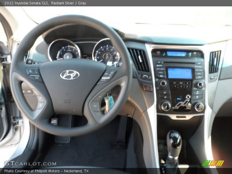 Radiant Silver / Gray 2012 Hyundai Sonata GLS