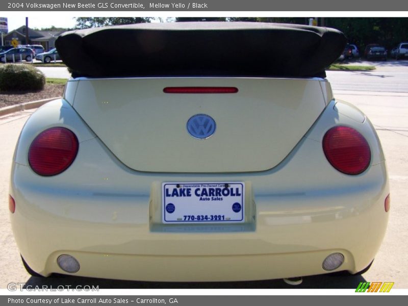 Mellow Yello / Black 2004 Volkswagen New Beetle GLS Convertible