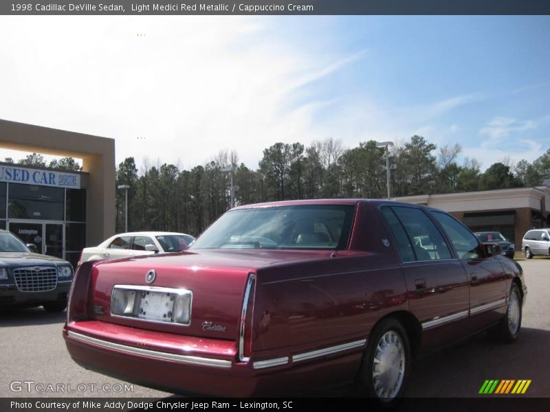 Light Medici Red Metallic / Cappuccino Cream 1998 Cadillac DeVille Sedan