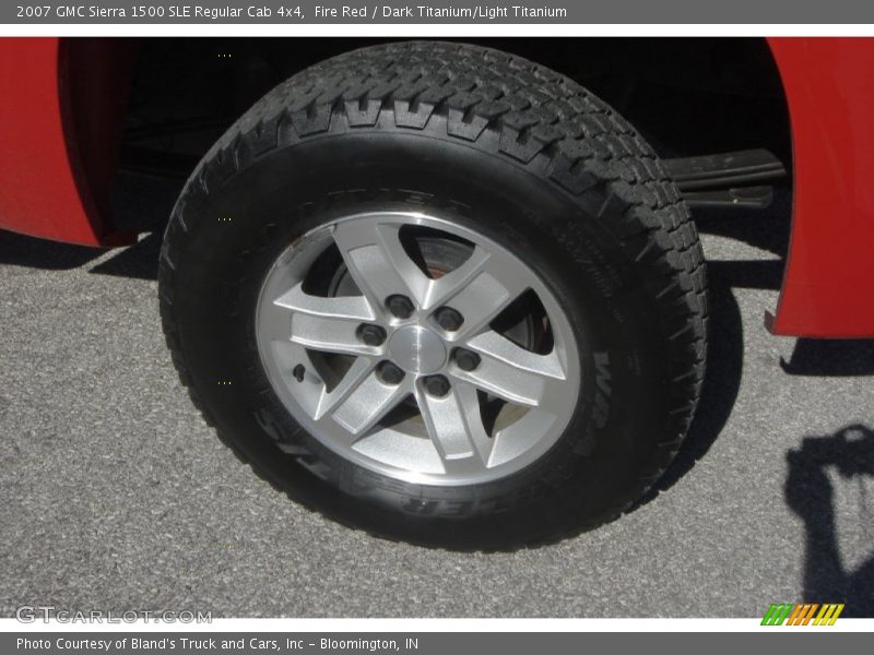 2007 Sierra 1500 SLE Regular Cab 4x4 Wheel