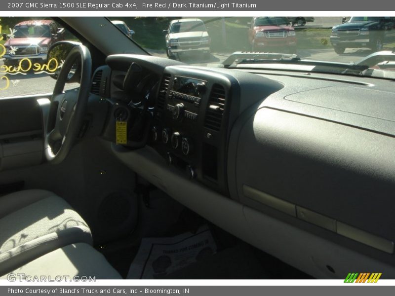 Fire Red / Dark Titanium/Light Titanium 2007 GMC Sierra 1500 SLE Regular Cab 4x4