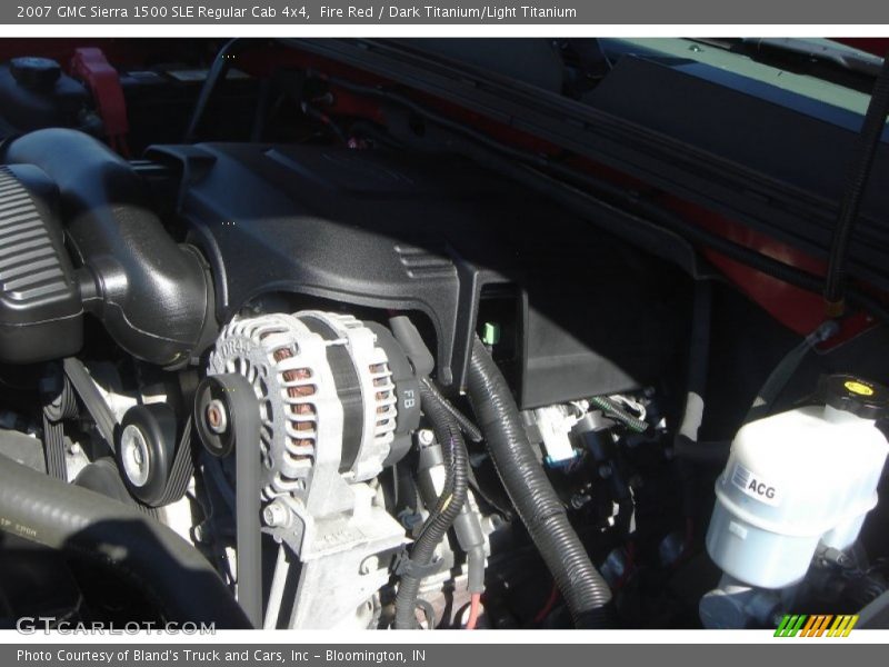 Fire Red / Dark Titanium/Light Titanium 2007 GMC Sierra 1500 SLE Regular Cab 4x4