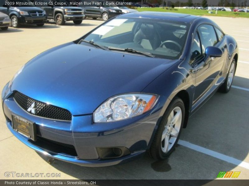 Maizen Blue Pearl / Dark Charcoal 2009 Mitsubishi Eclipse GS Coupe