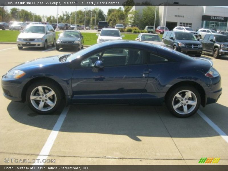 Maizen Blue Pearl / Dark Charcoal 2009 Mitsubishi Eclipse GS Coupe
