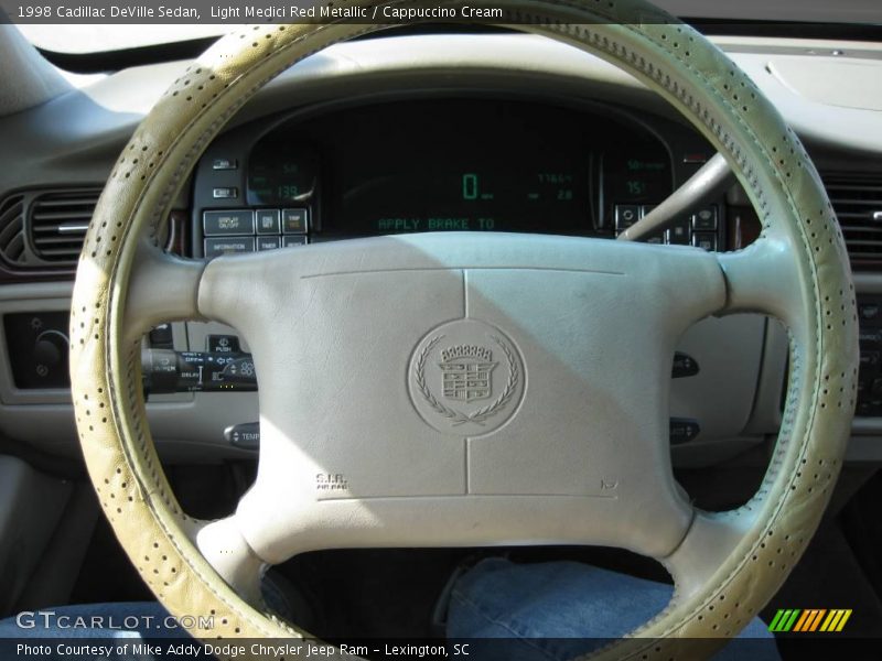 Light Medici Red Metallic / Cappuccino Cream 1998 Cadillac DeVille Sedan
