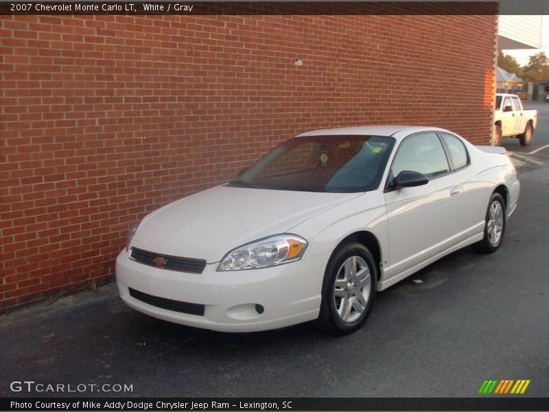White / Gray 2007 Chevrolet Monte Carlo LT