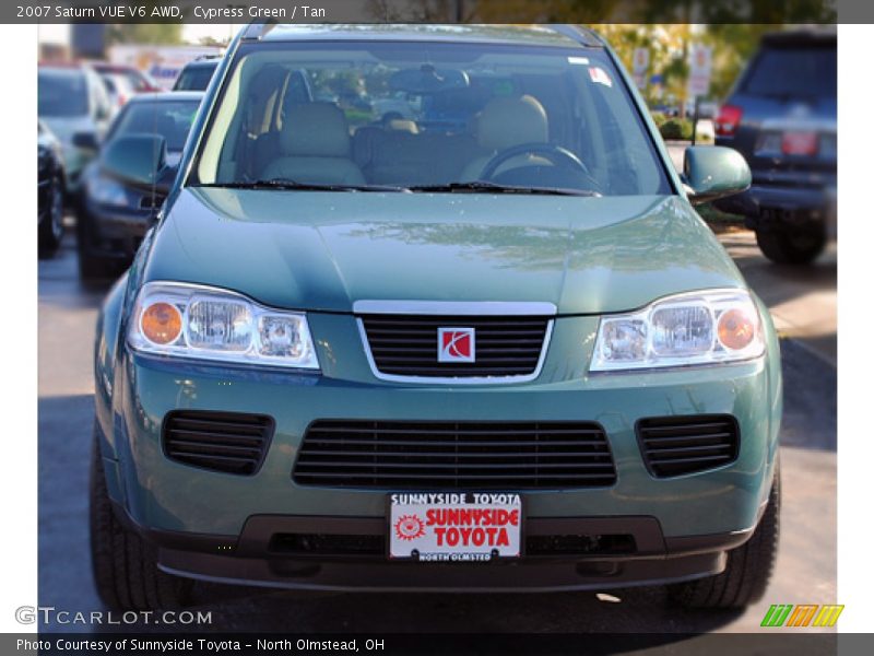 Cypress Green / Tan 2007 Saturn VUE V6 AWD