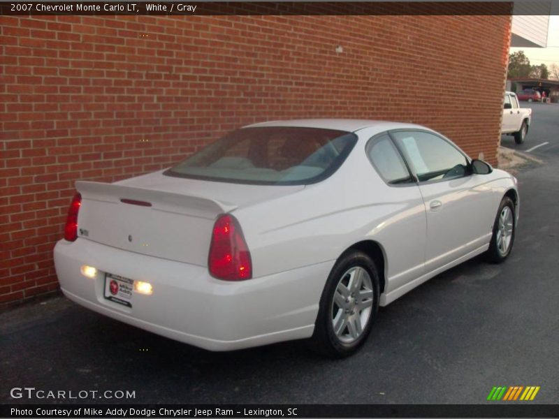 White / Gray 2007 Chevrolet Monte Carlo LT
