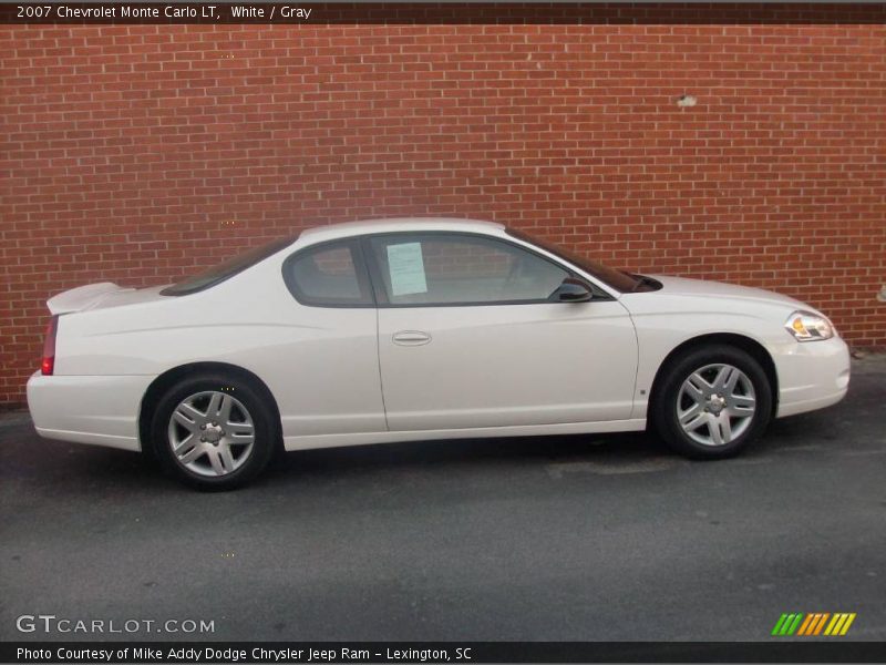 White / Gray 2007 Chevrolet Monte Carlo LT