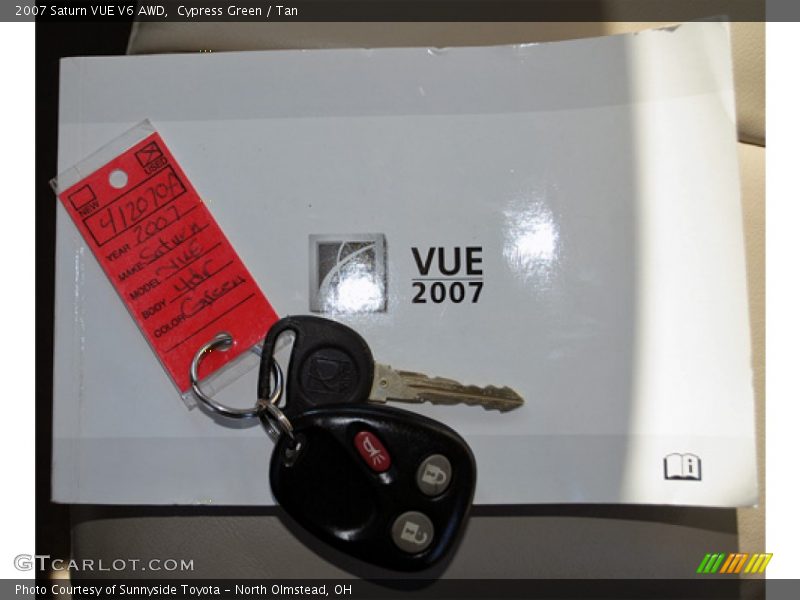 Cypress Green / Tan 2007 Saturn VUE V6 AWD