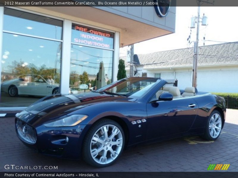 Blu Oceano (Blue Metallic) / Sabbia 2012 Maserati GranTurismo Convertible GranCabrio