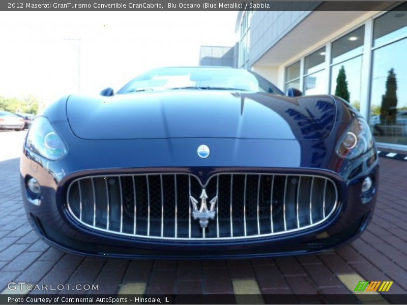 Blu Oceano (Blue Metallic) / Sabbia 2012 Maserati GranTurismo Convertible GranCabrio