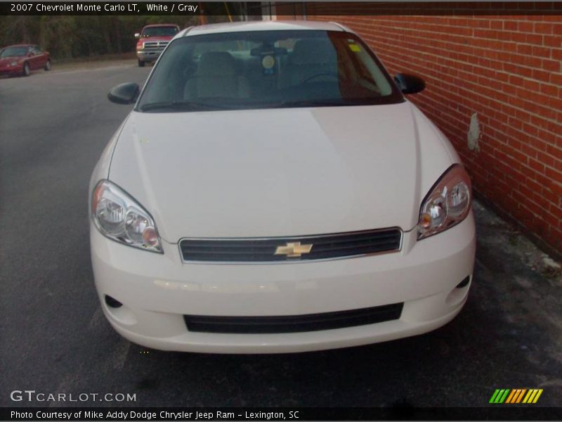 White / Gray 2007 Chevrolet Monte Carlo LT