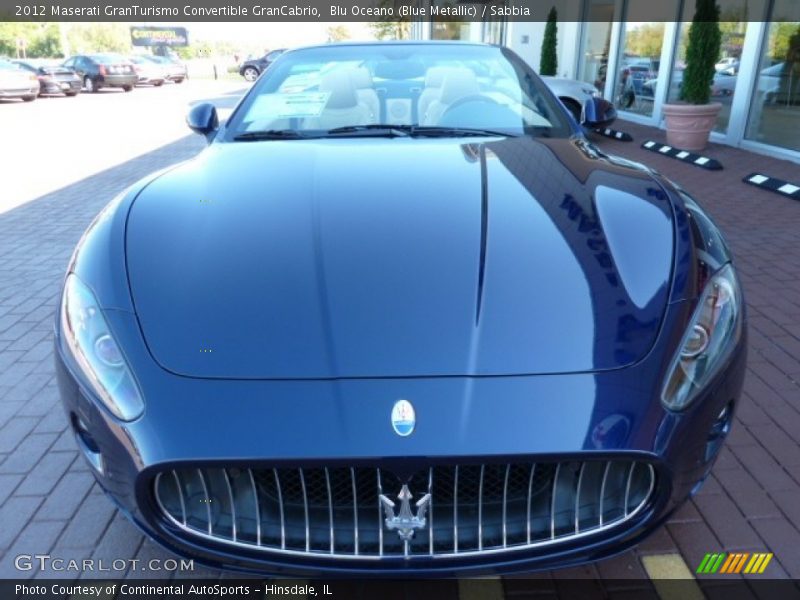 Blu Oceano (Blue Metallic) / Sabbia 2012 Maserati GranTurismo Convertible GranCabrio