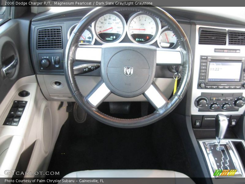Magnesium Pearlcoat / Dark Slate Gray/Light Graystone 2006 Dodge Charger R/T