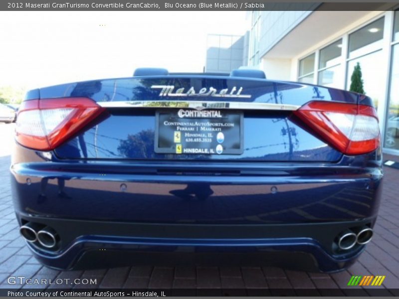 Blu Oceano (Blue Metallic) / Sabbia 2012 Maserati GranTurismo Convertible GranCabrio