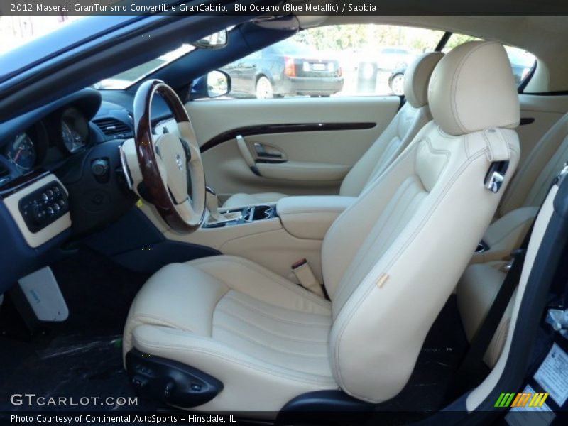  2012 GranTurismo Convertible GranCabrio Sabbia Interior
