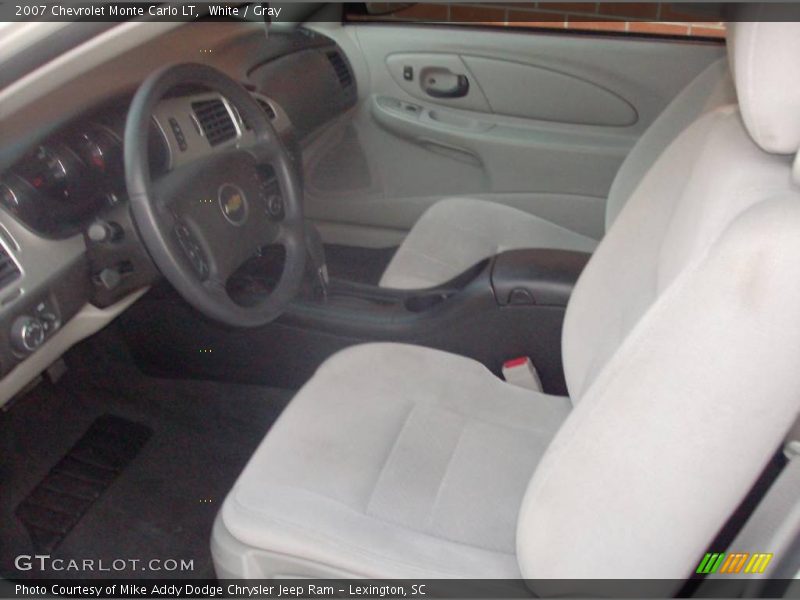 White / Gray 2007 Chevrolet Monte Carlo LT