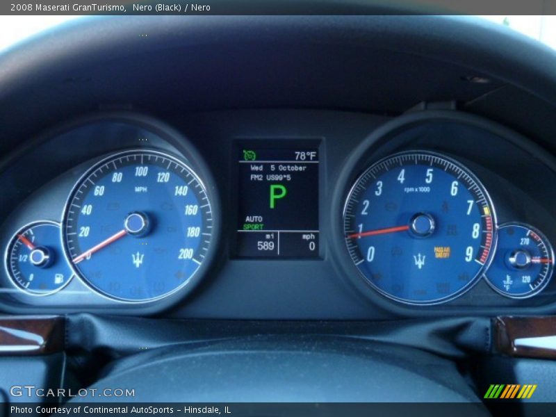  2008 GranTurismo   Gauges