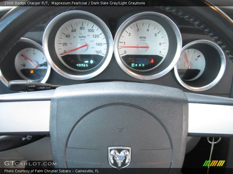 Magnesium Pearlcoat / Dark Slate Gray/Light Graystone 2006 Dodge Charger R/T