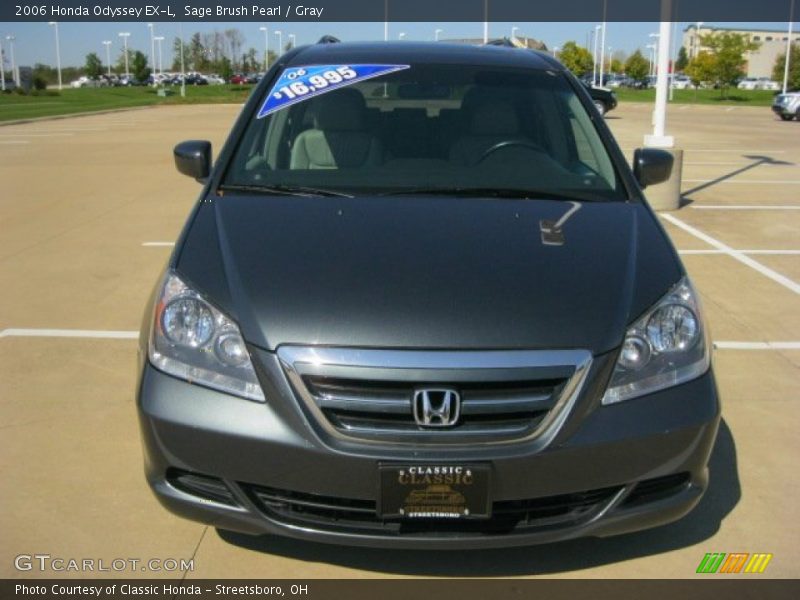 Sage Brush Pearl / Gray 2006 Honda Odyssey EX-L