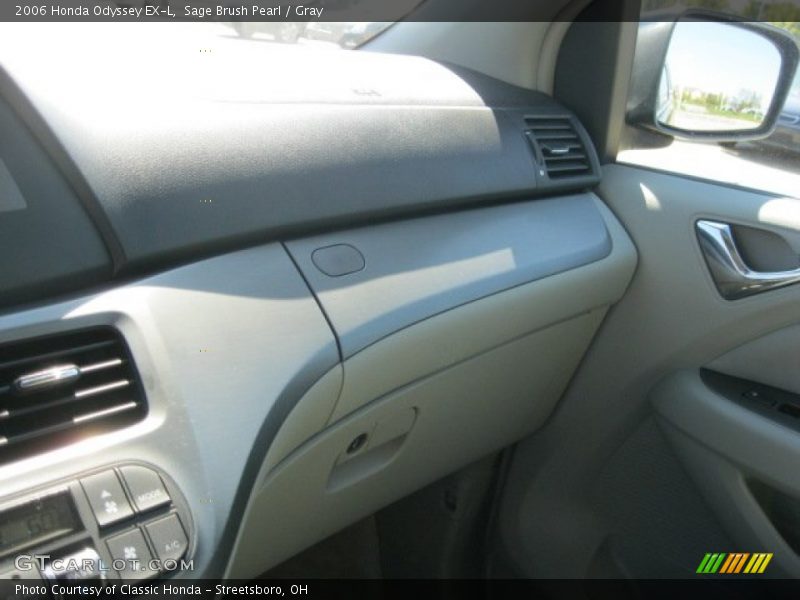 Sage Brush Pearl / Gray 2006 Honda Odyssey EX-L