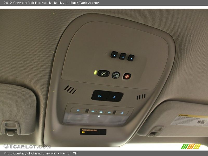 Controls of 2012 Volt Hatchback