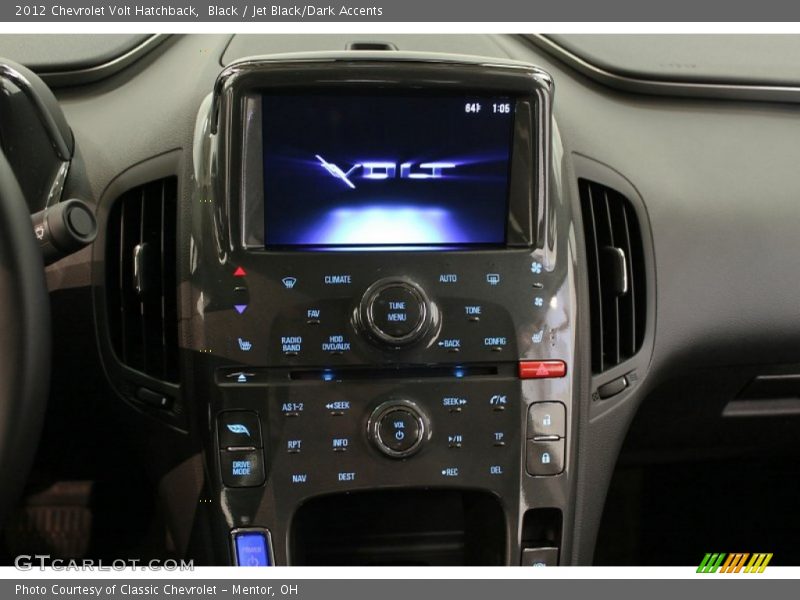 Controls of 2012 Volt Hatchback