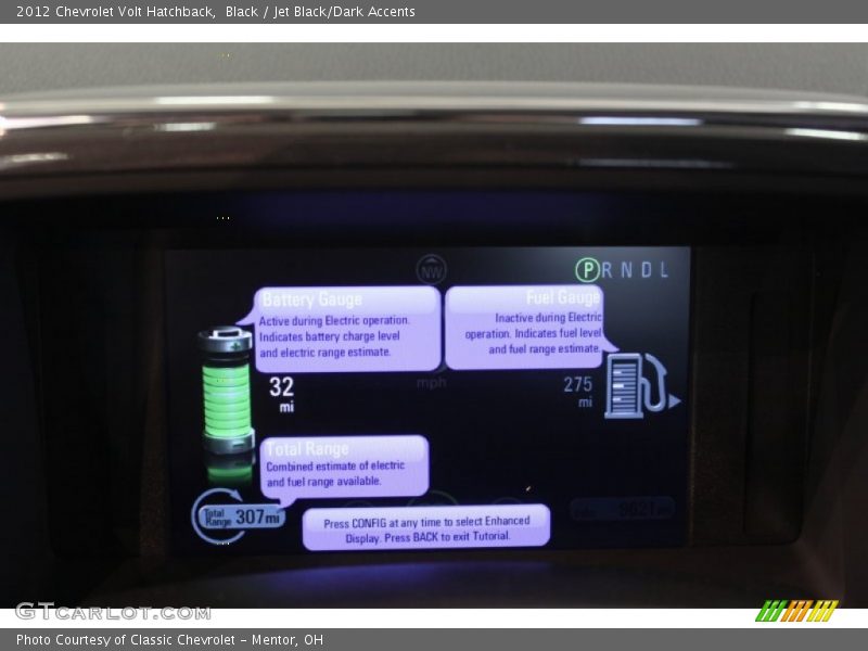  2012 Volt Hatchback Hatchback Gauges